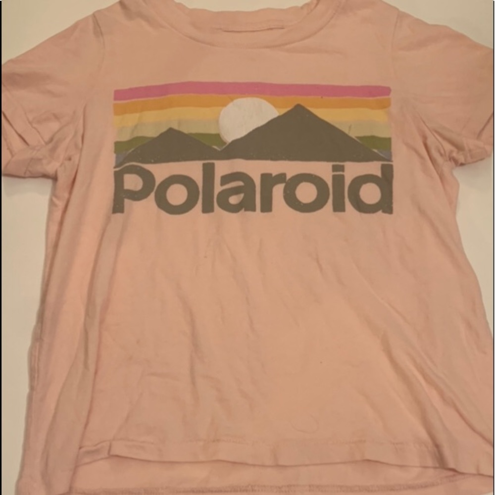 Women’s XS pink Polaroid t-shirt